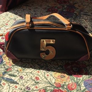 Dooney bourse mini letter bag